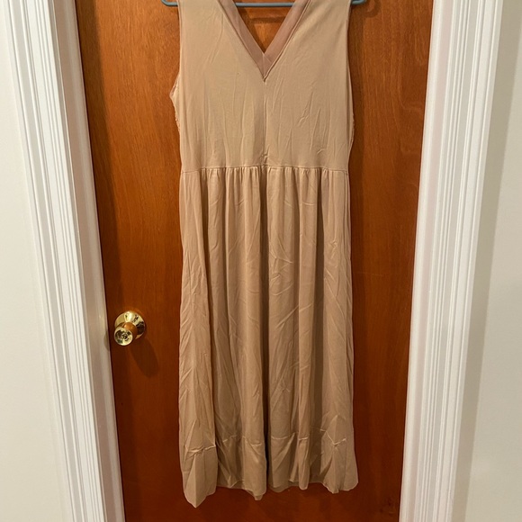 Vintage Brown Sleeveless Nightgown - Picture 3 of 5